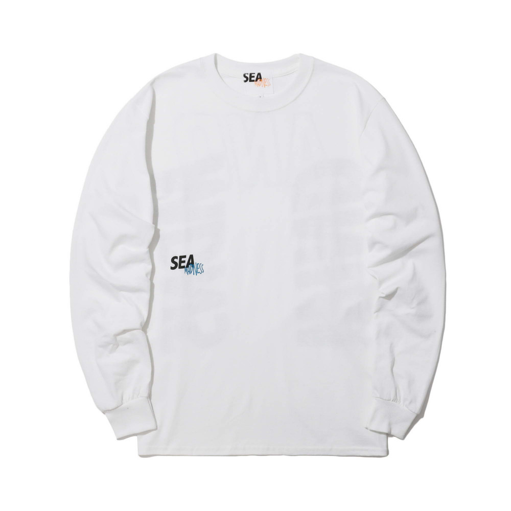 トップス WIND AND SEA (FOIL) L/S T-SHIRT / WHITE WIND AND SEA (FOIL) L/S T-SHIRT / WHITE（Men's White